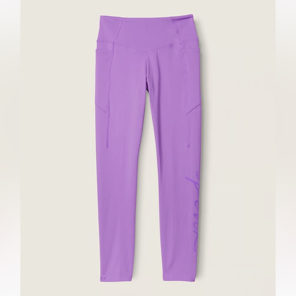NWT PINK ULTIMATE V HIGH WAIST 7/8 leggings 25’ size small Chloe x Halle collab